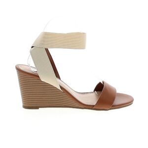 JustFab Elegant Brown Wedge Sandals